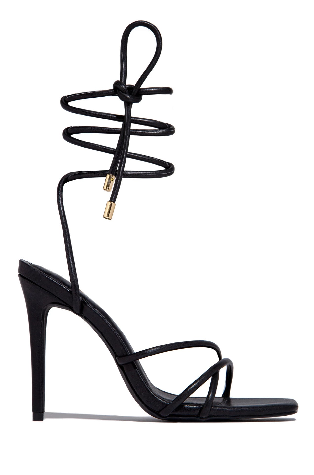 Cross Strap Roman Sandals Stiletto Square ToeOpen Toe