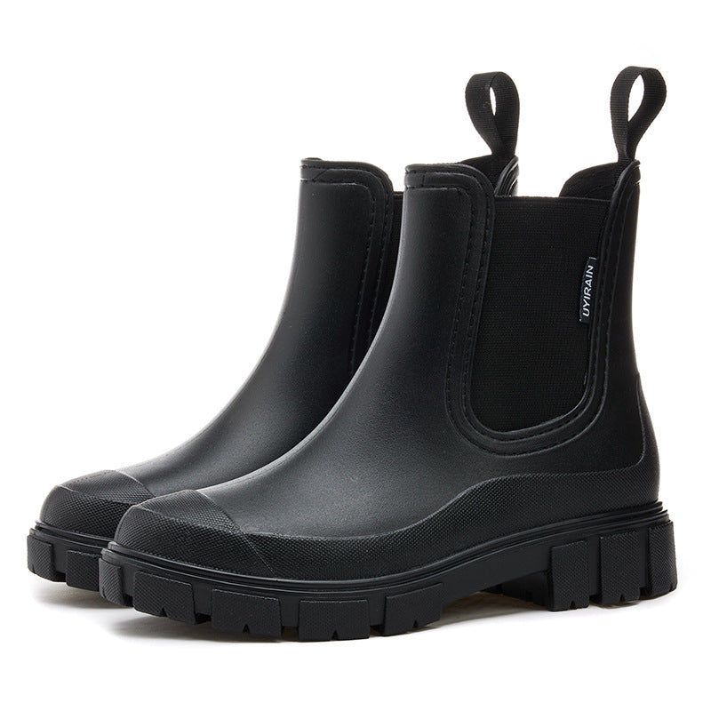 Stylish Mid Calf Womens Rain Bootsmartins