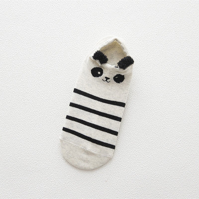 Cartoon cute cotton female socks