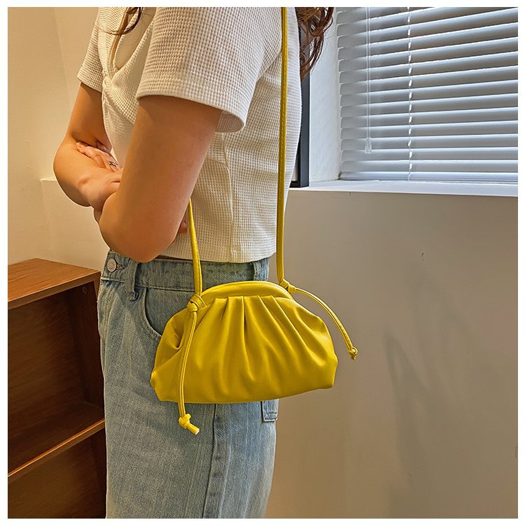 Shoulder Bag Candy Color Dumpling  Messenger Women's