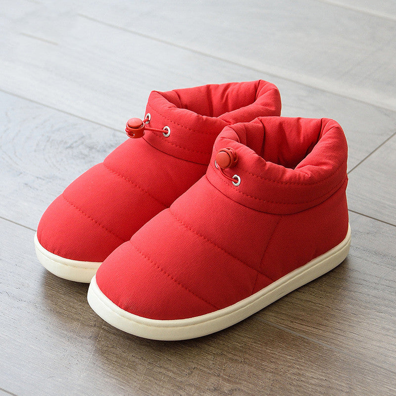 Cotton Slippers Women Winter Bag With Down And Down To Keep Warm Indoor Home