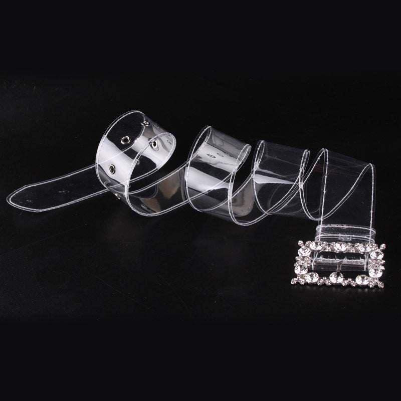 Decorative ladies belt rhinestone shirt girdle