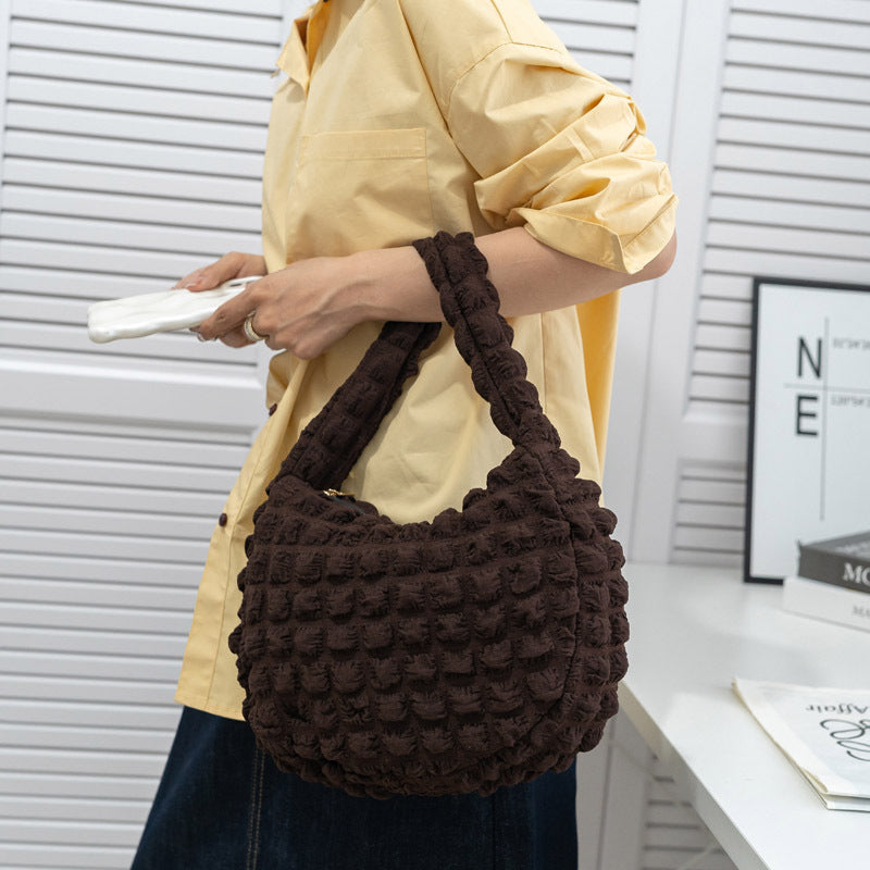 Women's Fashionable Cloud Pleated Shoulder Bag