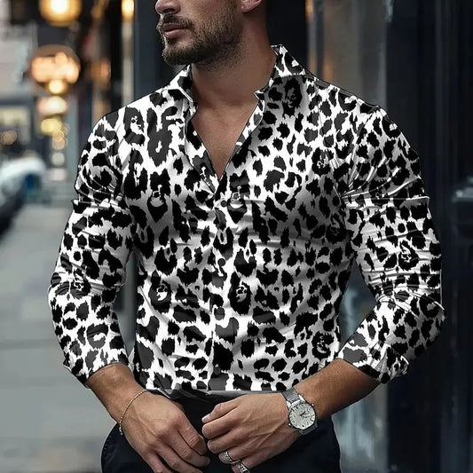 Men's Stylish Slim Fit Comfortable Long Sleeve Top For Parties