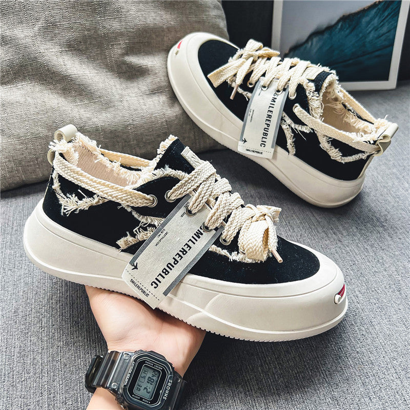 Sports Flow Canvas Board Shoes Hip Hop