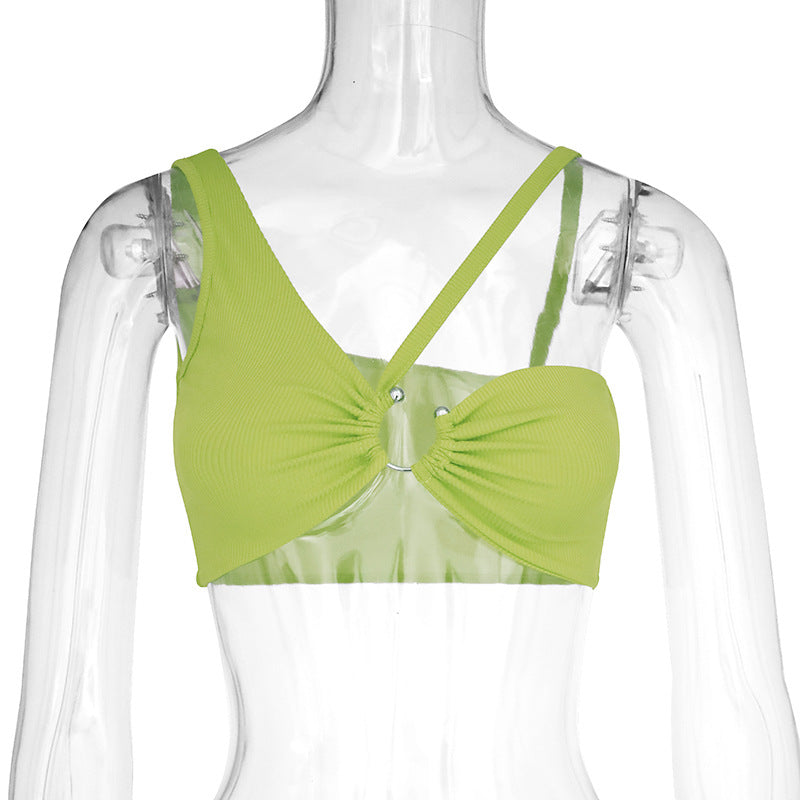 American-style Suspender Crop Top Hot Girl Vest