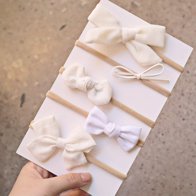 Baby Bow Tie Hair Hoop Nylon