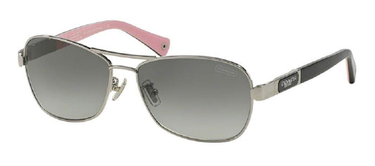 Coach HC7012-910211-56 Coach Women's HC7012-910211-56 Fashion 56mm Silver Sunglasses