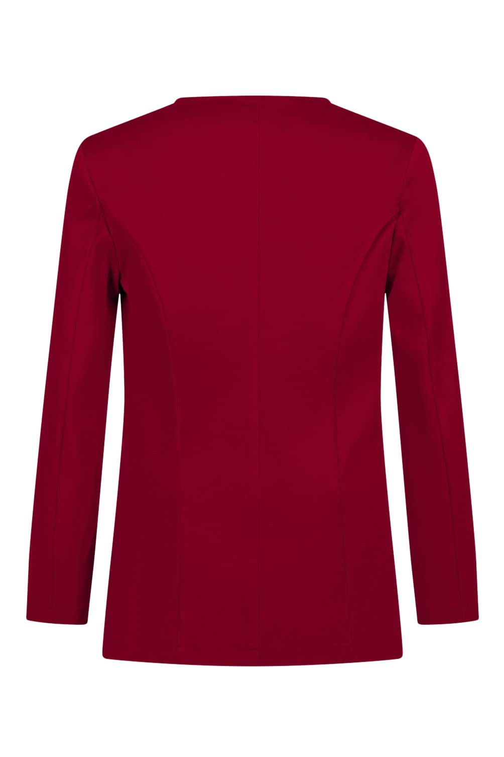 19V69 ITALIA Dam Giuliana Bordeaux Blazer, M (2-pack), Bordeaux, M