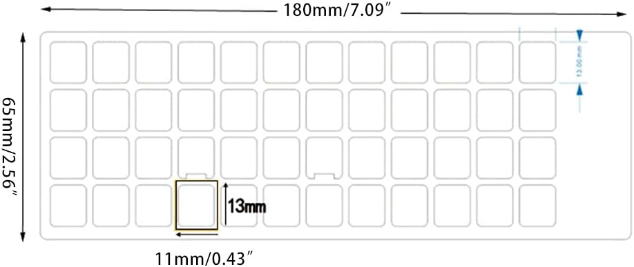 Avejjbaey arabiska tangentbordsklistermärken, genomskinliga, PVC, 2 st, laptop och skrivbord