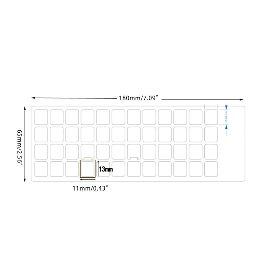 Avejjbaey arabiska tangentbordsklistermärken, genomskinliga, PVC, 2 st, laptop och skrivbord