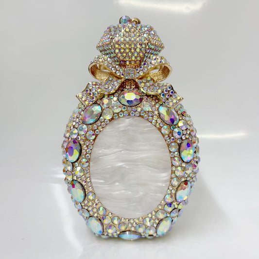 Women's Fashion Banquet Full Diamond Clutch