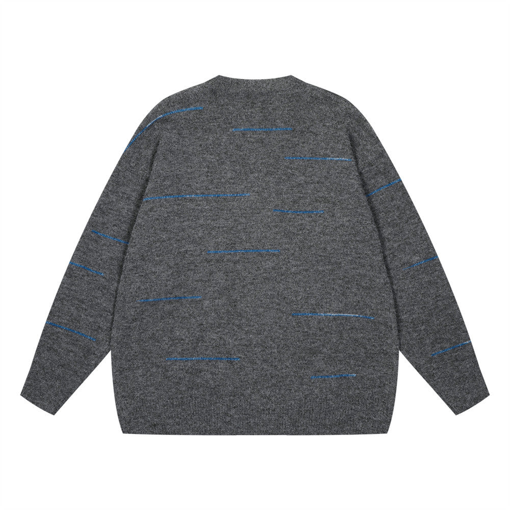 Fashion Line Strikket Cardigan Herresweater