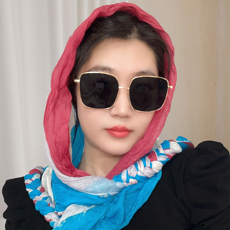 Hand-woven Hair Braid Scarf Girls Fashion Thin Scarf