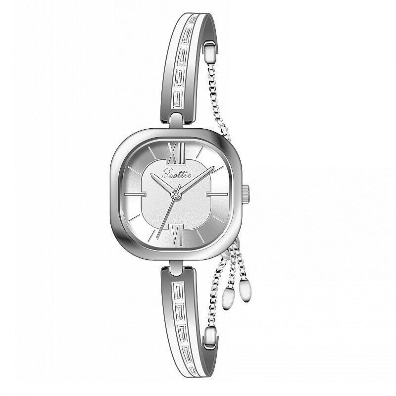 Personalized Watch Women's Alloy Chain Strap Light Luxury Bracelet Watch