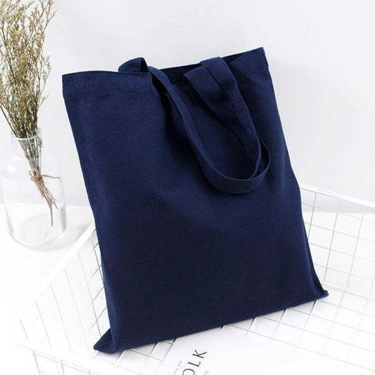 Patterned Large-capacity Shopping Cotton Canvas Tote Bag