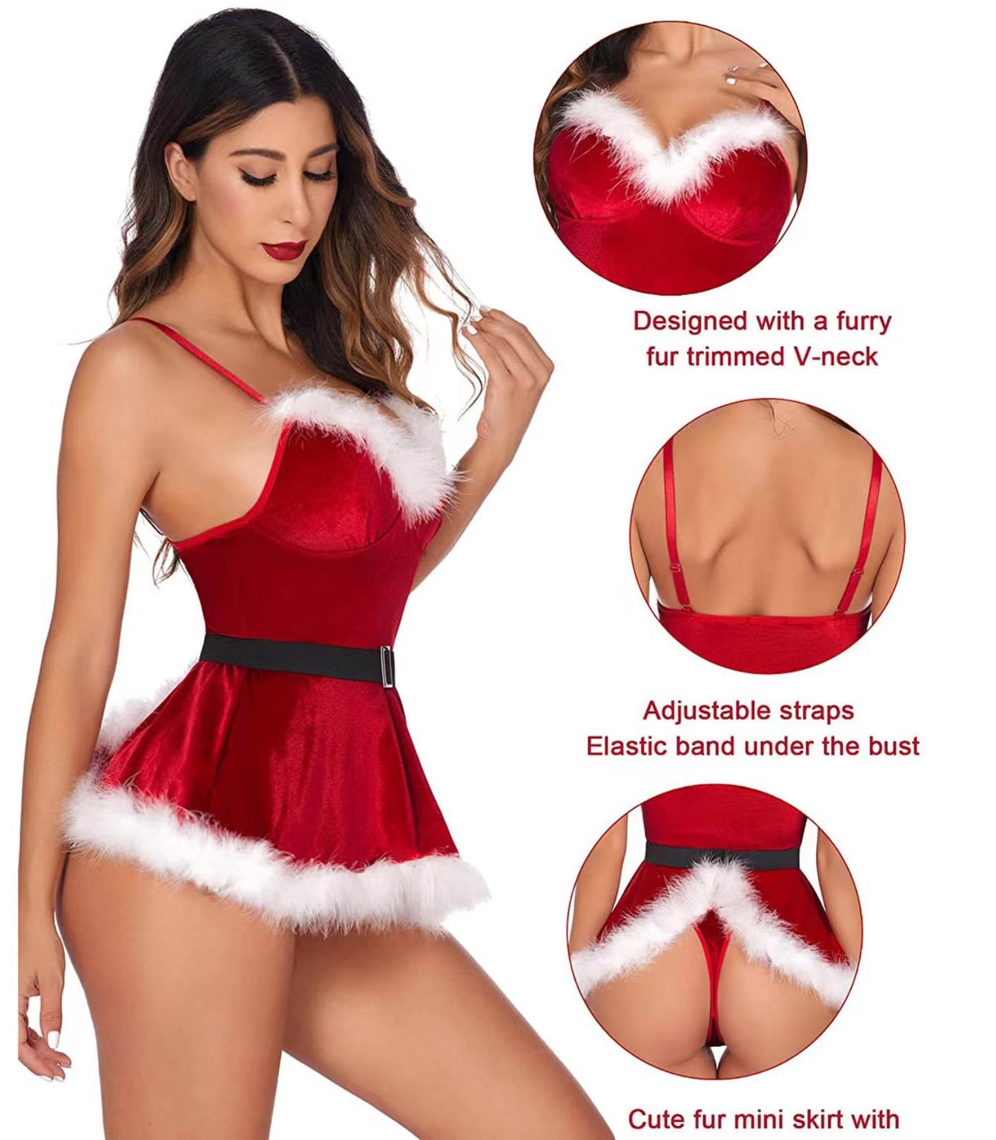 Queen Christmas Costume Christmas Uniform Jumpsuit