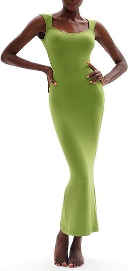 Womens Form-fitting Mermaid-style Long Dress