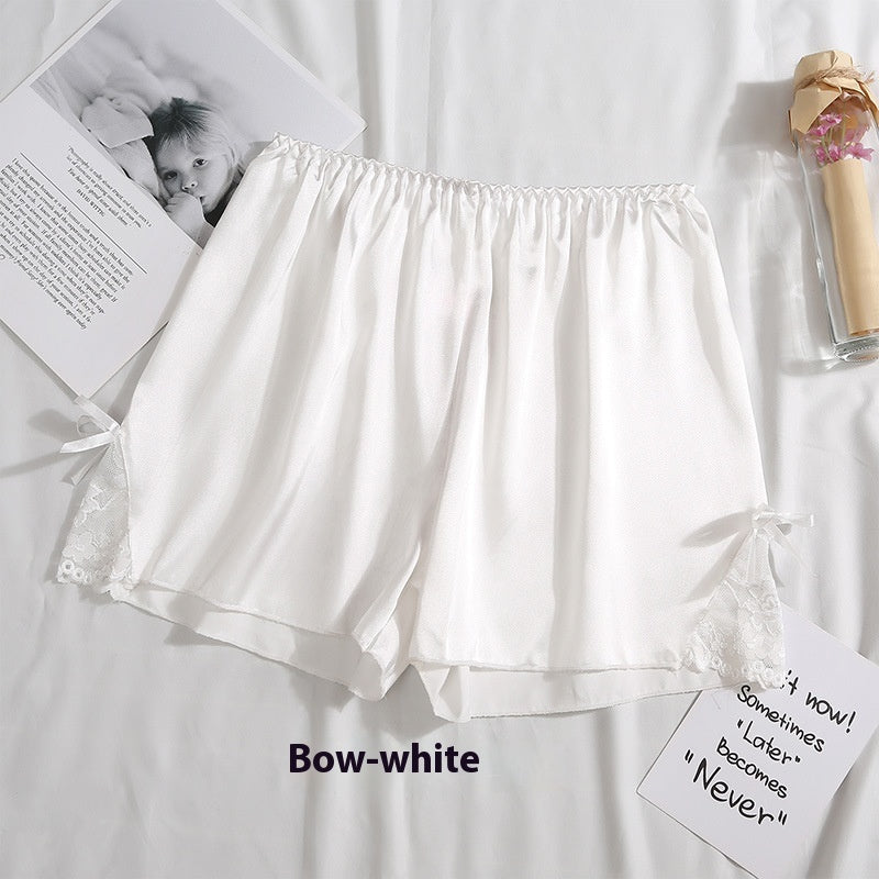 Bow Silk Anti-exposure Bottoming Afslappede Bukser