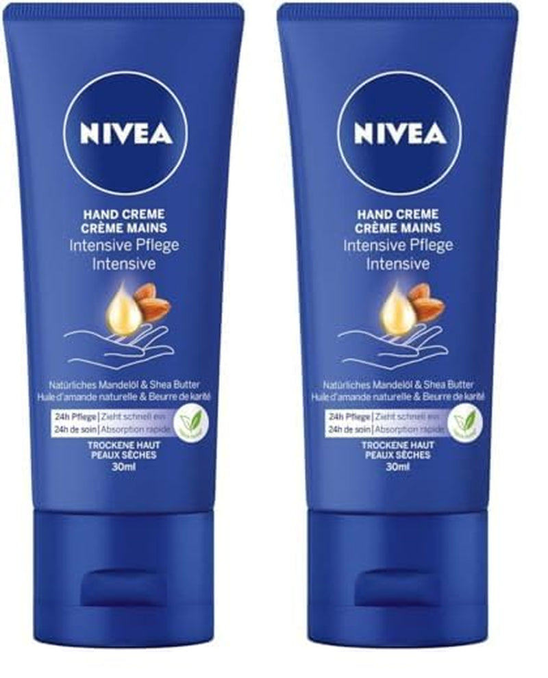 NIVEA Intensive Pflege Hand Creme (75 Ml), Reichhaltige Hautcreme Mit Mandel-Öl Für Intensive Feuchtigkeit, Handpflege Mit Dem Einzigartigen NIVEA Duft