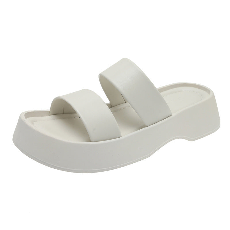 Casual Hjemmesko til Kvinder, Muffin Komfortable Platformsandaletter