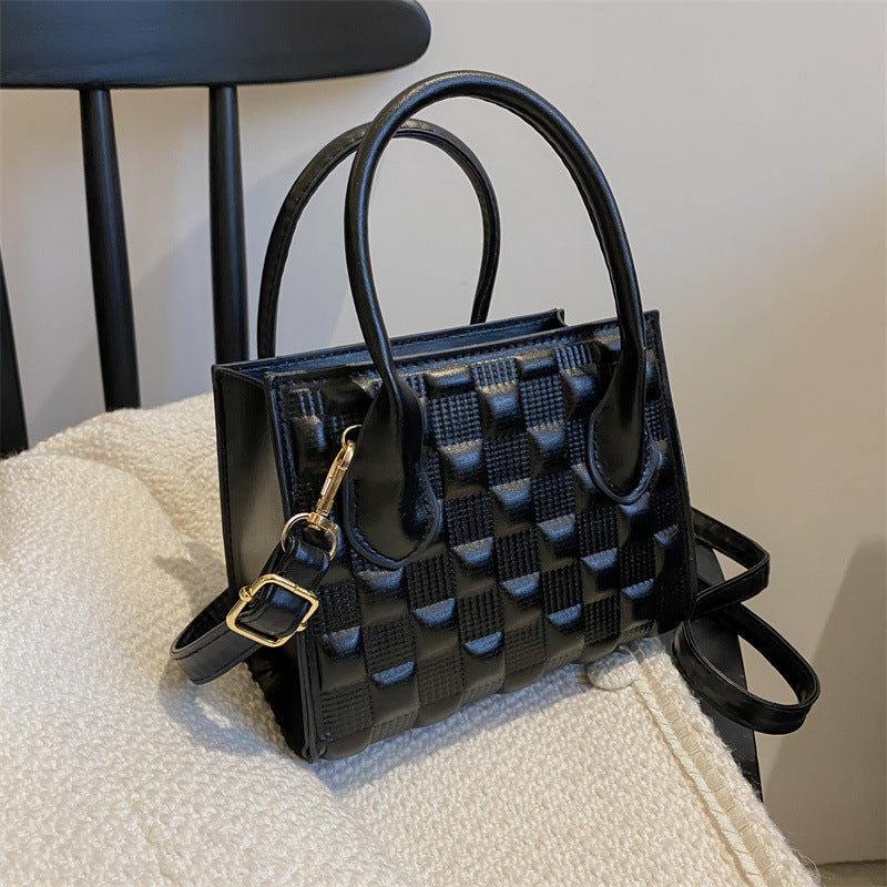 Western Style Small Square Bag Elegant Retro Fashion Shoulder Crossbody