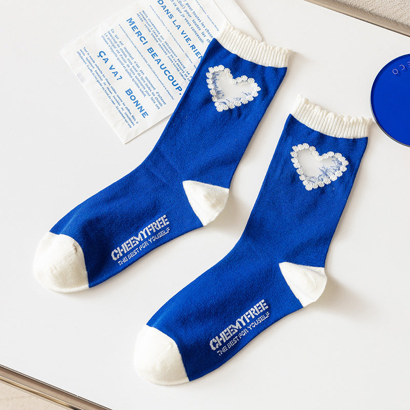 Transparent Spring And Summer Sweat-absorbing Glass Silk Socks