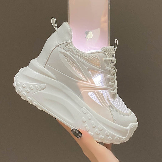 Sommer nye mode chunky sneakers til kvinder platform fritidssko