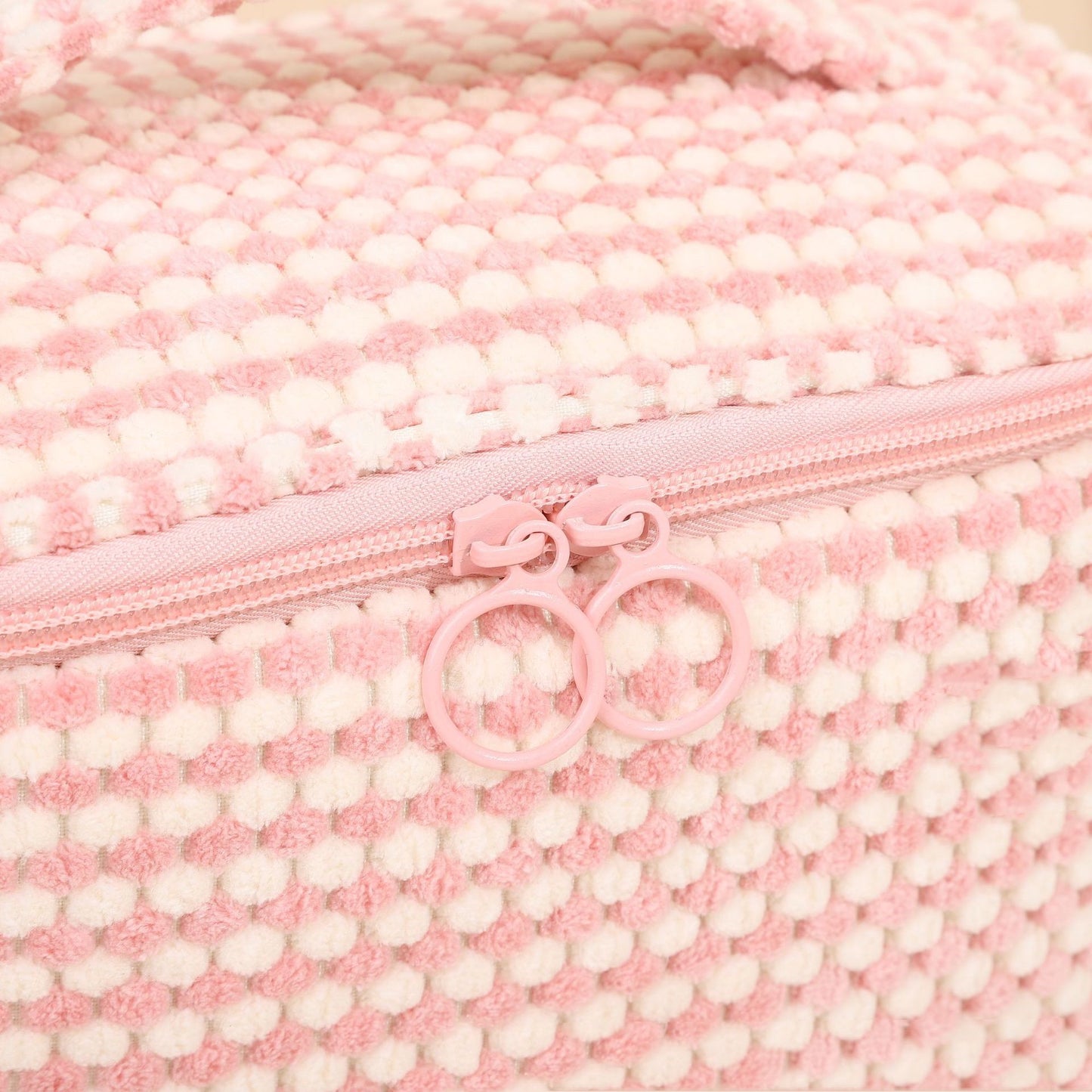 Portable Makeup Tool Storage Bag Contrast Color