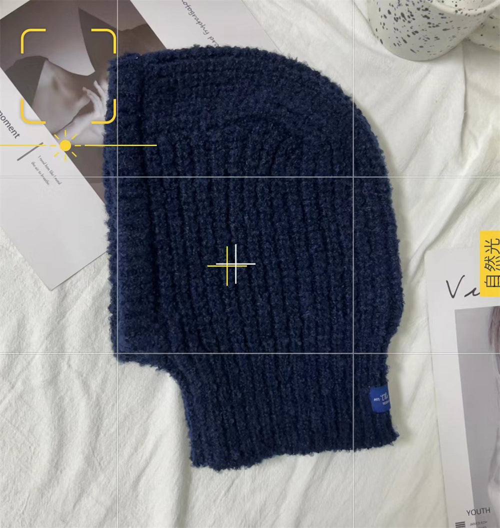 One-piece Bib Pullover Hat