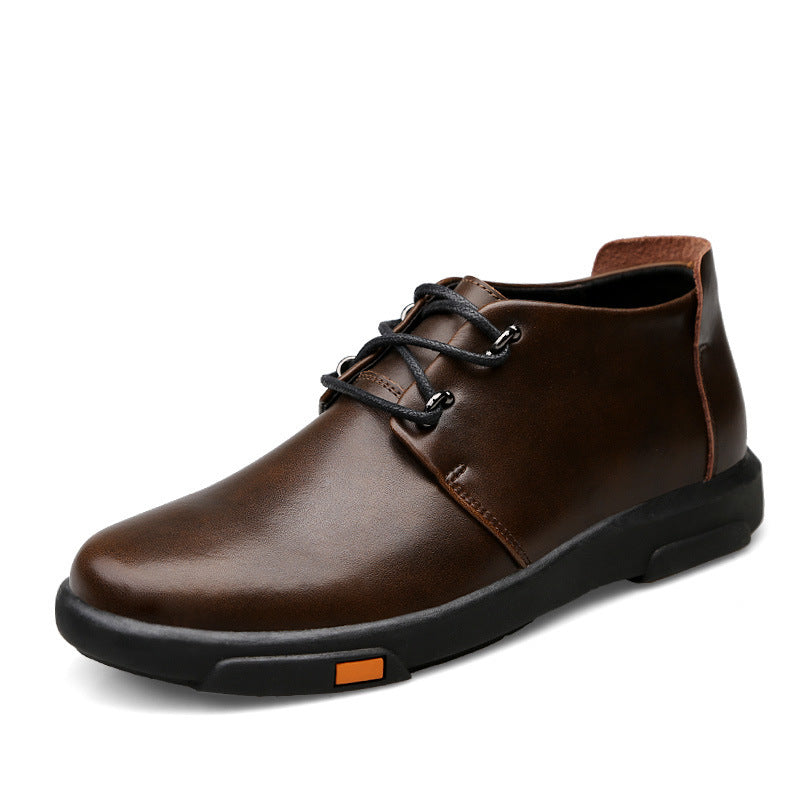 Cowhide Soft Sole Top Layer Cowhide Casual Leather Shoes Men