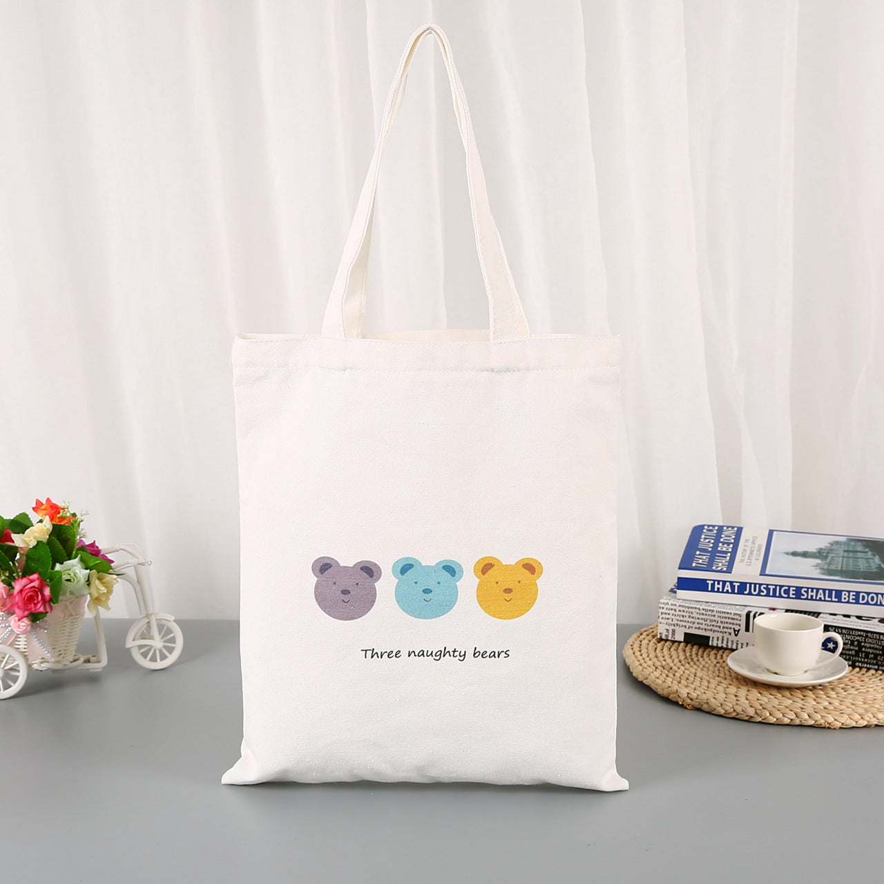 One-shoulder College Style Large-capacity Shopping Bag