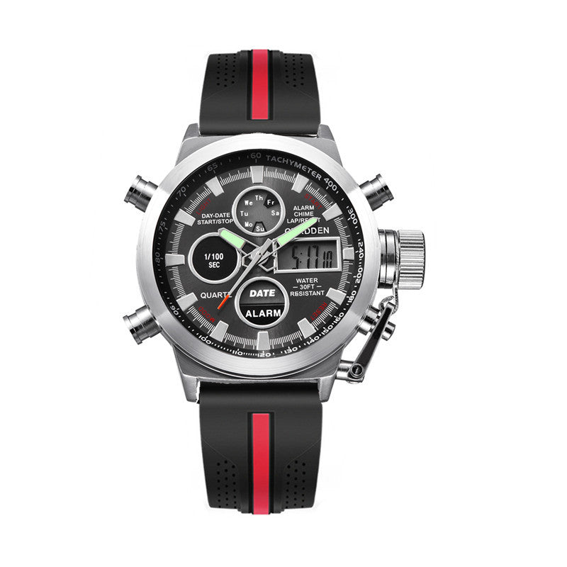 Men's Fashion Belt Multi-functional Watch