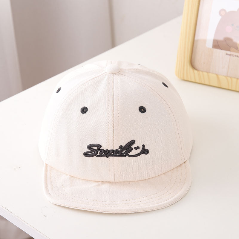 Embroidered Letter Baby Cotton Hat