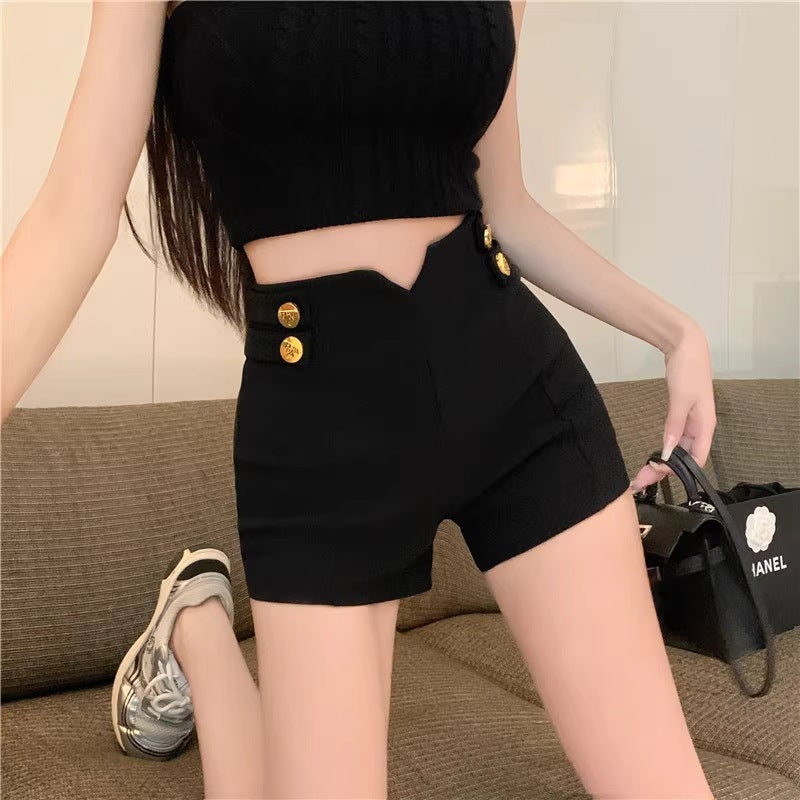 High-waisted Casual Shorts For Womenslimming And Versatile