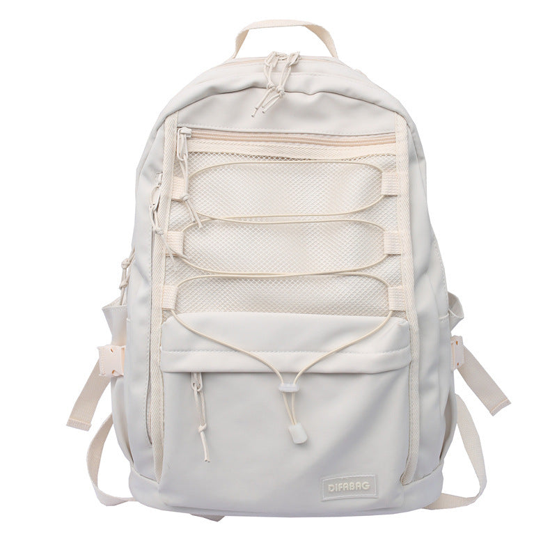 Vintage Student Street Cool Nylon Large Capacity Backpack