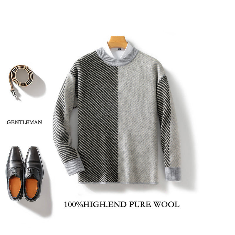 New Fashion Personalized Men's Wool Sweater Top
