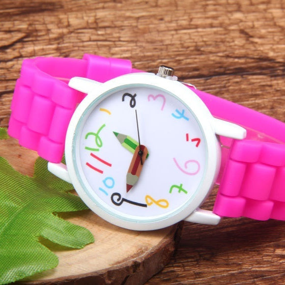 Personalized Colored Pencil Pointer  Watch