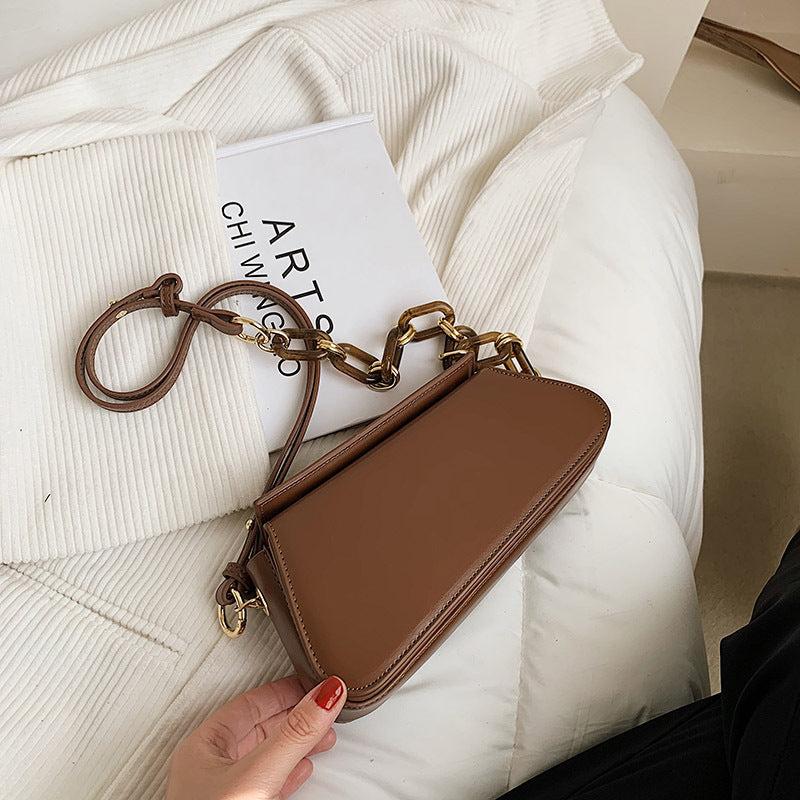 Retro Chain Small Square Bag Wild Ins Messenger Bag