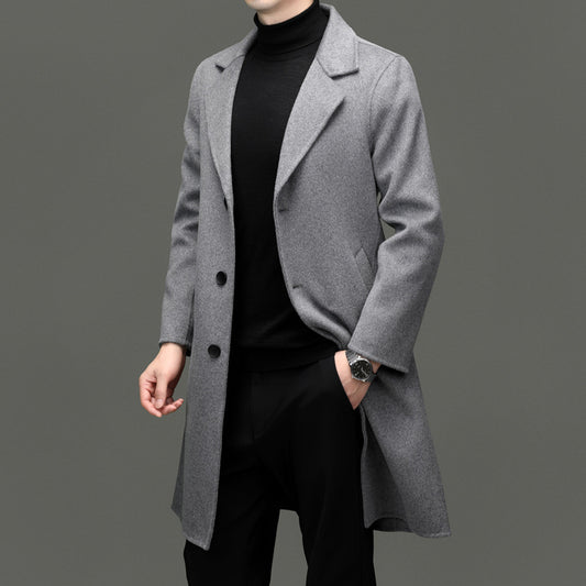 Autumn And Winter Woolen Coat Casual Long