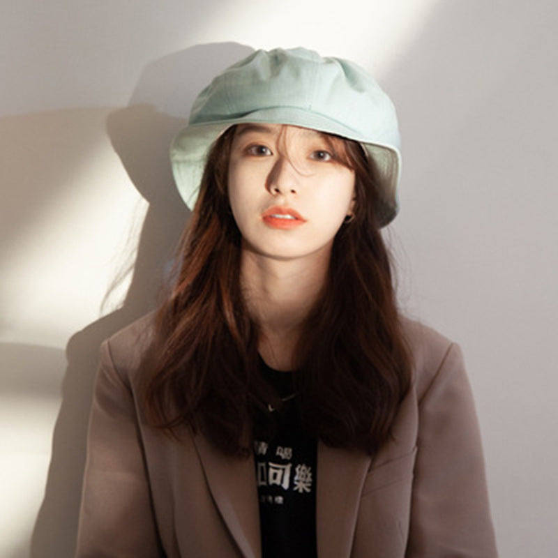 Designer Niche Large Version Japanese Lazy Style Bucket Hat Female