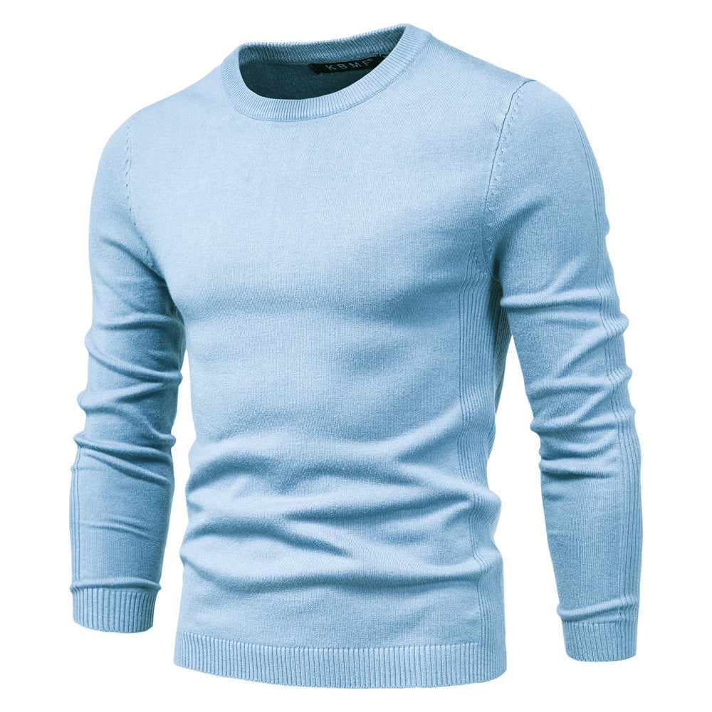 Thickened Sweater Men's Round Neck Slim Fit Men's Sweater Men's Knitwear Top