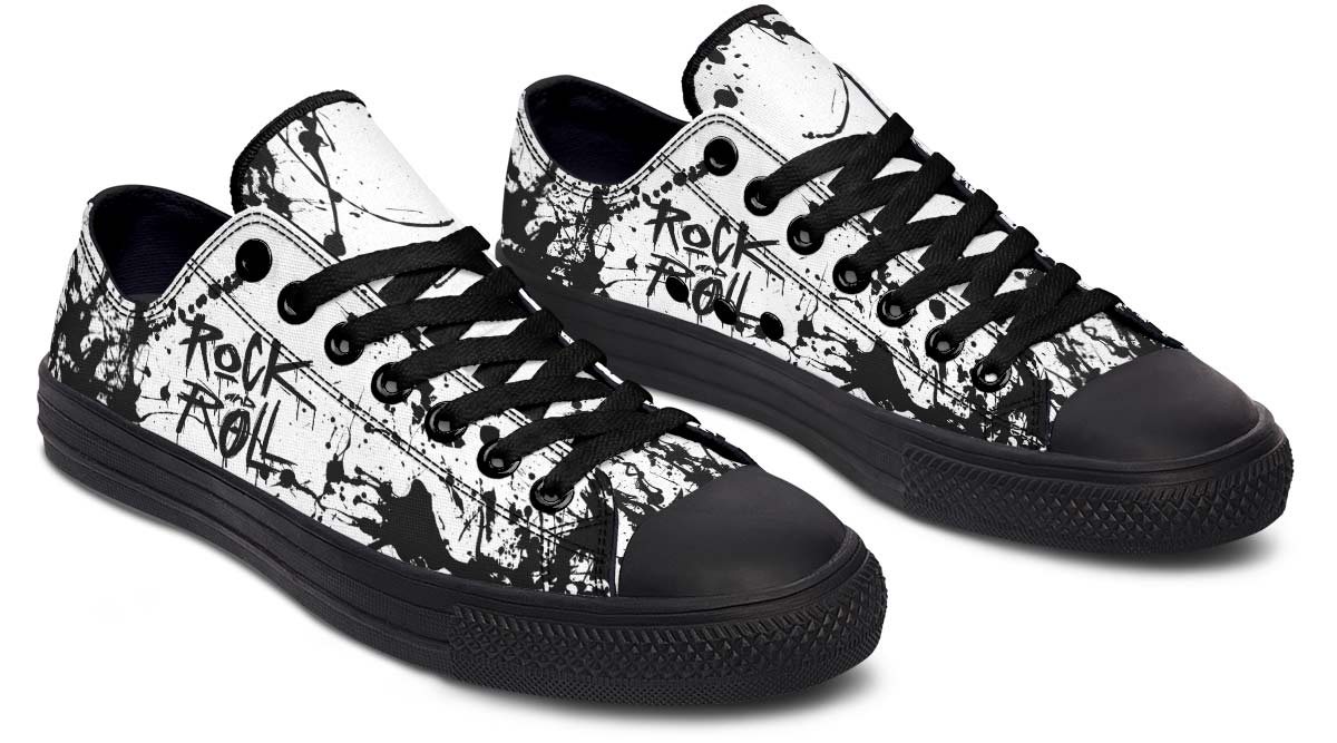 Fashion Print Couple Low-Top Canvas Shoes
