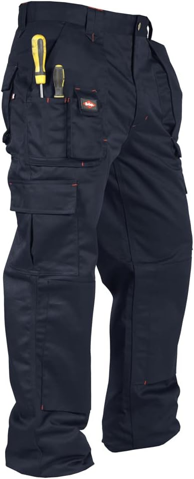 Lee Cooper herr Triple-genähtes Multi-werkzeug-taschen-klassiker Fracht Kneepad Taschen Arbeitssicherheit Byxor (1-pack)