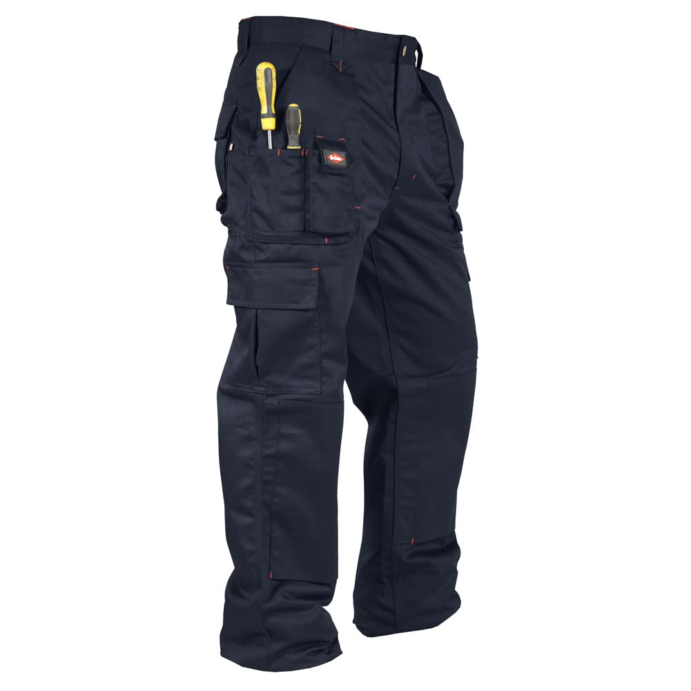 Lee Cooper herr Triple-genähtes Multi-werkzeug-taschen-klassiker Fracht Kneepad Taschen Arbeitssicherheit Byxor (1-pack)
