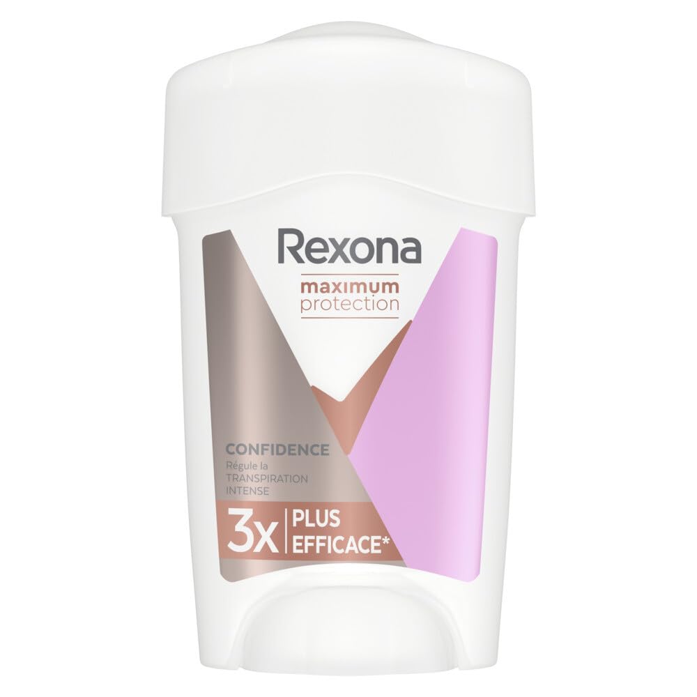 Rexona Maximum Protection Antiperspirant Deo Stick för effektivt skydd mot kraftig svettning Confidence skyddar mot svett och dålig lukt i 96h 45 ml