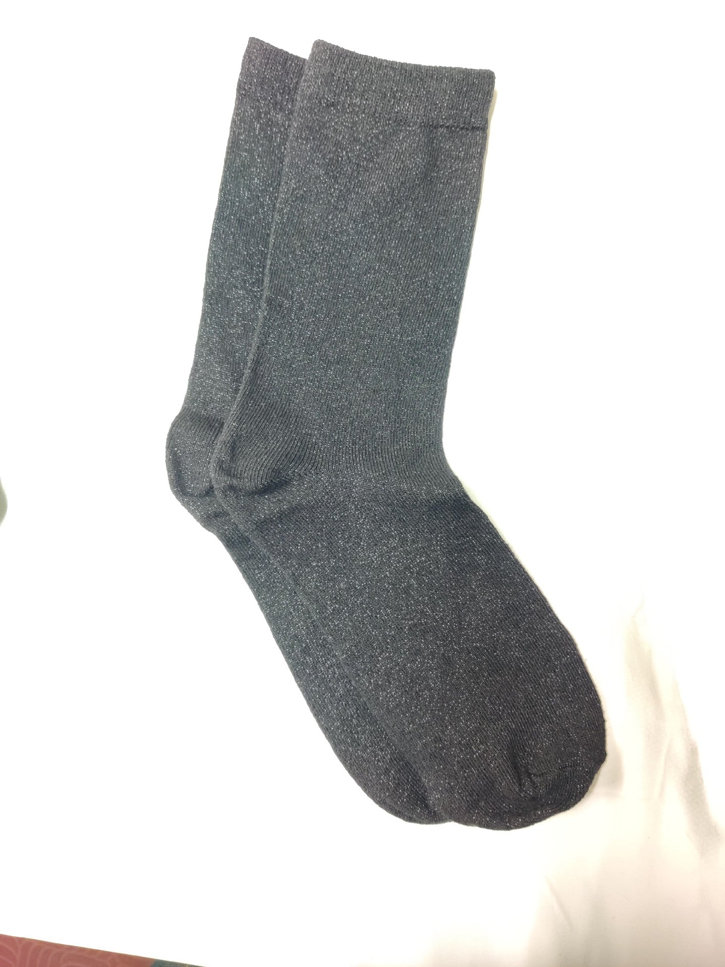 Women's Solid Color Thin Breathable Japanese Lurex Socks