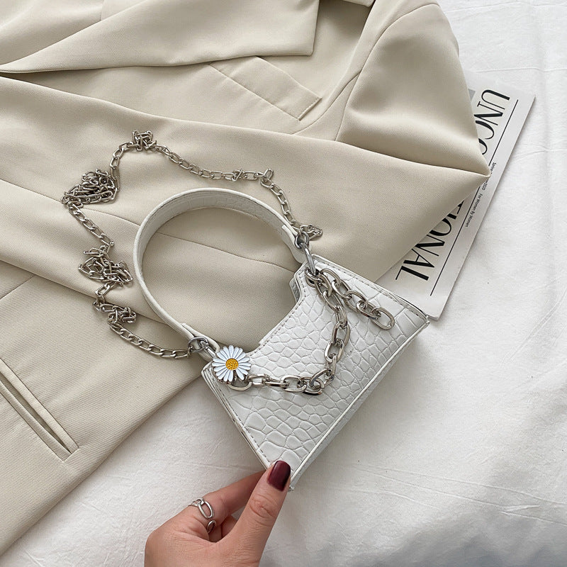 Small daisy chain shoulder bag
