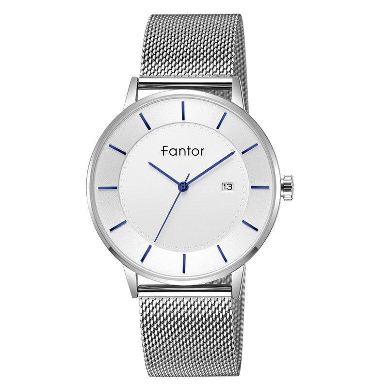 Personalized mesh belt waterproof watch
