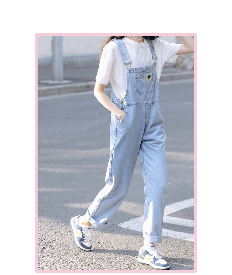 Summer Small Design Sense Niche Suspender Trousers